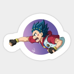 "Fight!" with Valt Aoi from Beyblade Burst Evolution / God Sticker